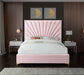 Eclipse Velvet King Bed Pink - EclipsePink-K