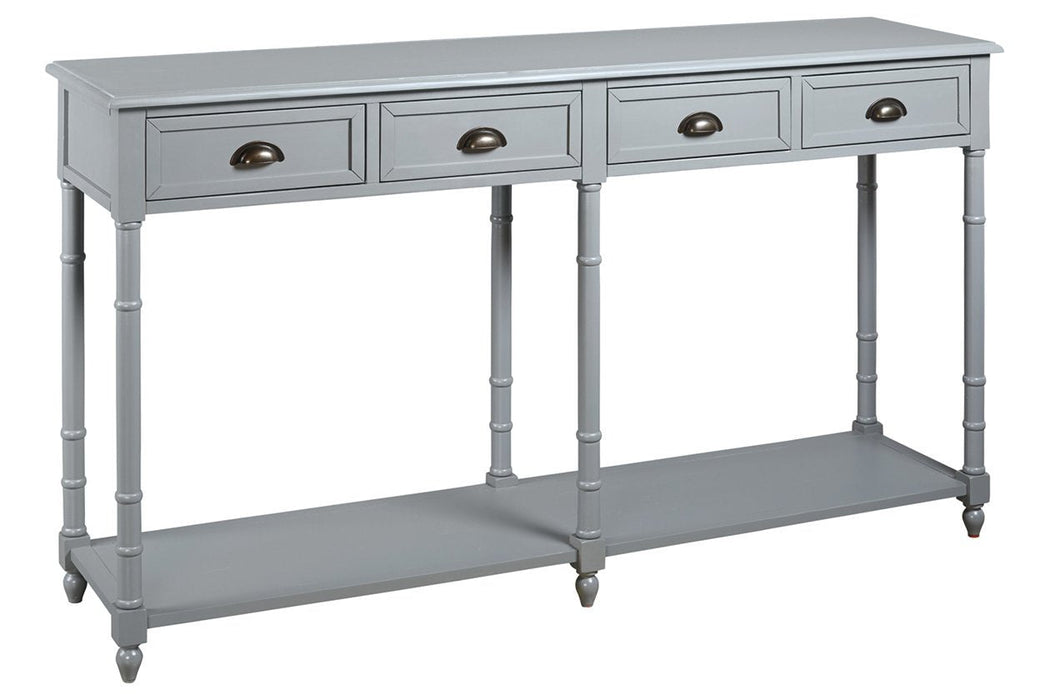 Eirdale Gray Sofa/Console Table — Gate Furniture