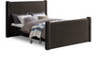 Elias Boucle Fabric Full Bed Brown - B1299Brown-F