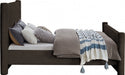 Elias Boucle Fabric Full Bed Brown - B1299Brown-F