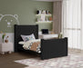 Elias Boucle Fabric Twin Bed Black - B1299Black-T