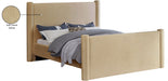 Elias Velvet Full Bed Camel - B1298Camel-F