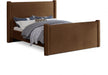 Elias Velvet King Bed Saddle - B1298Saddle-K