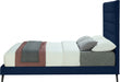 Elly Velvet King Bed Blue - EllyNavy-K