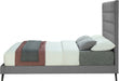 Elly Velvet King Bed Grey - EllyGrey-K