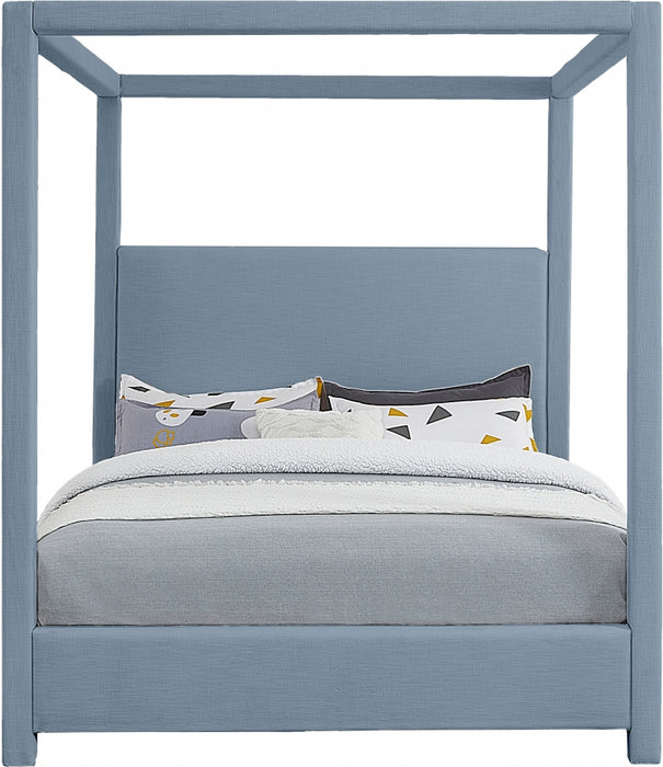 Emerson Linen Textured King Bed (3 Boxes) Light Blue - EmersonSkyBlu-K