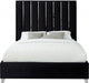 Enzo Velvet Full Bed Black - EnzoBlack-F