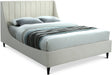 Eva Velvet Full Bed Cream - EvaCream-F