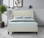 Eva Velvet Full Bed Cream - EvaCream-F