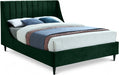 Eva Velvet Full Bed Green - EvaGreen-F