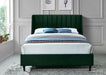 Eva Velvet Full Bed Green - EvaGreen-F