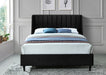 Eva Velvet King Bed Black - EvaBlack-K