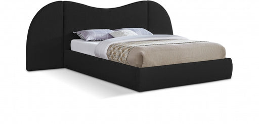 Everest Boucle Fabric King Bed (3 Boxes) Black - B1246Black-K