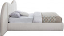 Everest Boucle Fabric Queen Bed (3 Boxes) Cream - B1246Cream-Q