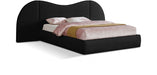 Everest Linen Textured Fabric King Bed (3 Boxes) Black - B1247Black-K