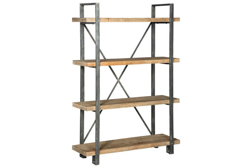 Forestmin Brown/Black Bookcase - A4000045 - Gate Furniture