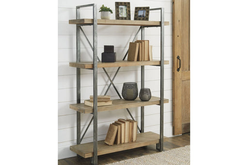 Forestmin Brown/Black Bookcase - A4000045 - Gate Furniture