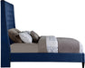 Fritz Velvet Full Bed Blue - FritzNavy-F