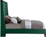 Fritz Velvet Full Bed Green - FritzGreen-F