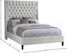 Fritz Velvet King Bed Cream - FritzCream-K