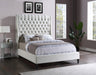 Fritz Velvet King Bed Cream - FritzCream-K