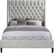 Fritz Velvet King Bed Cream - FritzCream-K