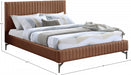 Gallo Vegan Leather Full Bed Cognac - GalloCognac-F