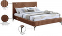 Gallo Vegan Leather Full Bed Cognac - GalloCognac-F