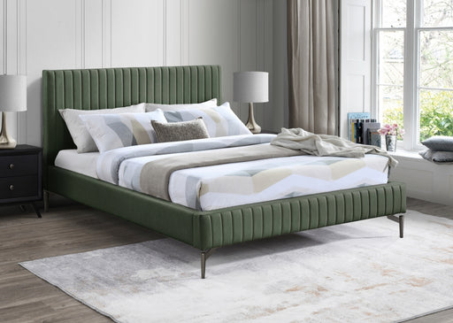 Gallo Vegan Leather Full Bed Green - GalloGreen-F