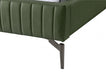 Gallo Vegan Leather King Bed Green - GalloGreen-K