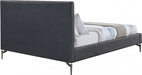 Gallo Vegan Leather King Bed Grey - GalloGrey-K