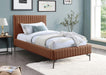 Gallo Vegan Leather Twin Bed Cognac - GalloCognac-T