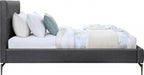 Gallo Vegan Leather Twin Bed Grey - GalloGrey-T