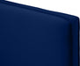 Geri Velvet Full Bed Blue - GeriNavy-F