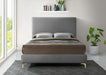 Geri Velvet Full Bed Grey - GeriGrey-F