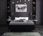 Ghost Velvet Full Bed Black - GhostBlack-F