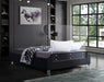 Ghost Velvet Full Bed Black - GhostBlack-F