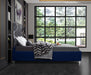 Ghost Velvet Full Bed Blue - GhostNavy-F