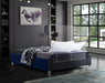 Ghost Velvet Full Bed Blue - GhostNavy-F