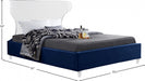 Ghost Velvet Full Bed Blue - GhostNavy-F