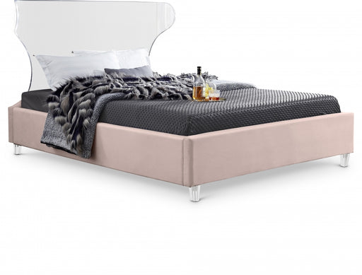 Ghost Velvet Full Bed Pink - GhostPink-F