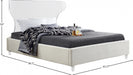 Ghost Velvet Queen Bed Cream - GhostCream-Q