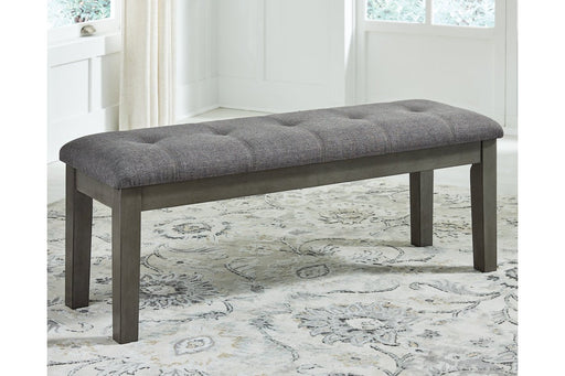 Hallanden Two-tone Gray 50" Dining Bench - D589-00 - Gate Furniture