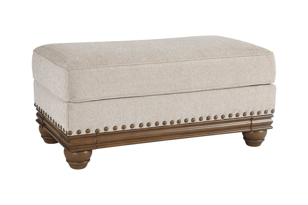 Harleson Wheat Ottoman - 1510414 - Gate Furniture