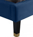 Harlie Velvet Full Bed Blue - HarlieNavy-F