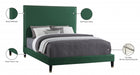 Harlie Velvet Full Bed Green - HarlieGreen-F