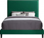 Harlie Velvet Full Bed Green - HarlieGreen-F