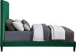 Harlie Velvet Queen Bed Green - HarlieGreen-Q