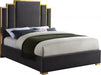 Hugo Velvet Queen Bed Grey - HugoGrey-Q