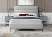 Hunter Linen Textured King Bed Cream - HunterCream-K